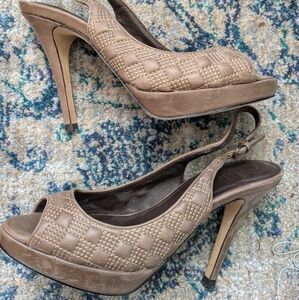 Cole haan peep toe heels